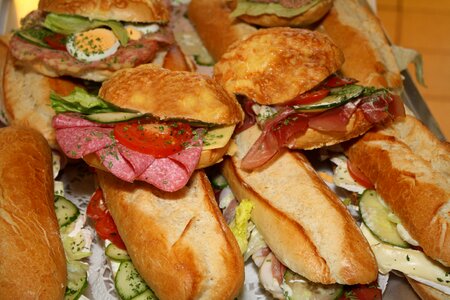 Bakery sausage sandwich
