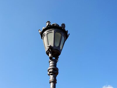 Architecture lamp outdoors photo