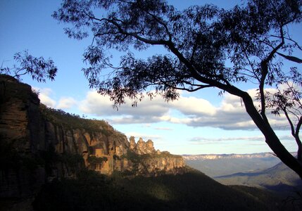 Blue scenic tourism photo