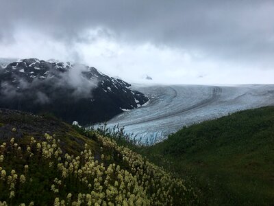 Amazing view of landscape mountain in Alaska