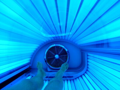 Tanning bed tanning wellness photo