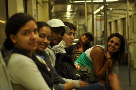 Passengers people train