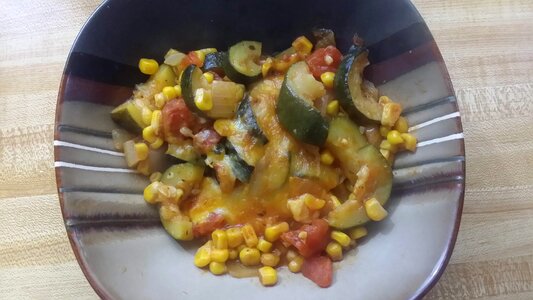 Corn dinner meal photo