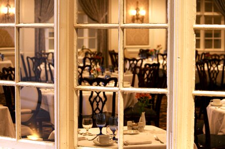 Interior luxury restaurant photo