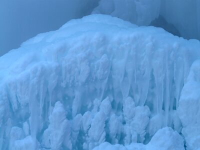 Waterfall water winter photo