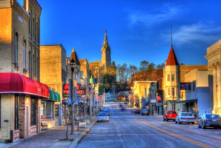 Usa town hdr