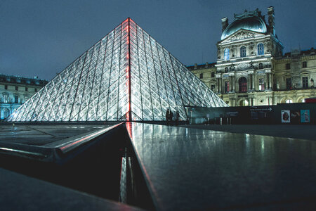 Louvre Pyramid, Paris photo