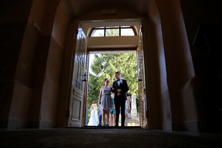 Entrance bride front door photo