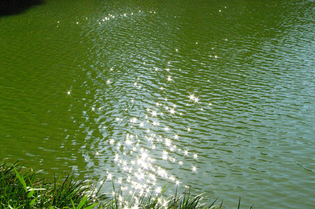 1 The surface of the water