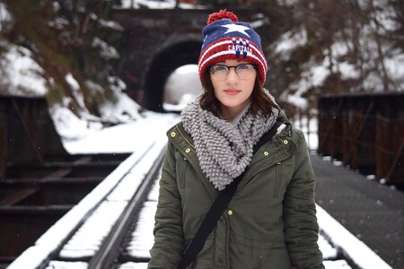 Girl on the Track photo