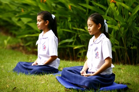 Tailor seat buddhist meditate photo