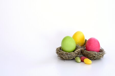 Nest of Easter Eggs photo