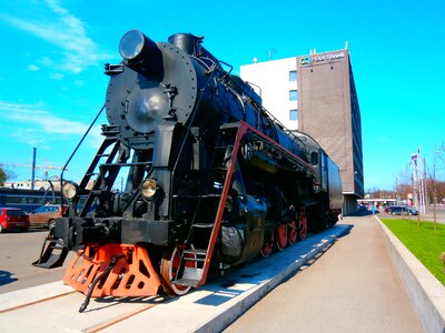 Railway historical transportation photo