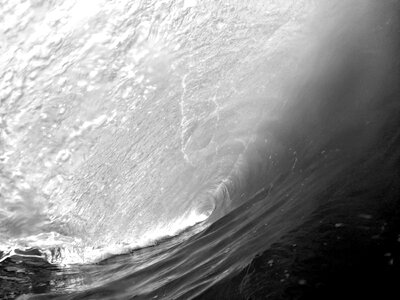 Sea splash water