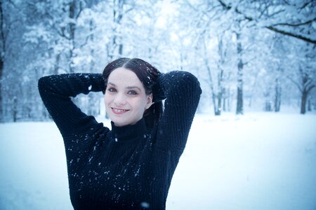 Young model woman photo