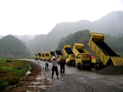 Province rebuilding road