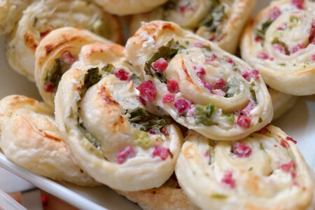 Puff pastry appetizers food eat photo
