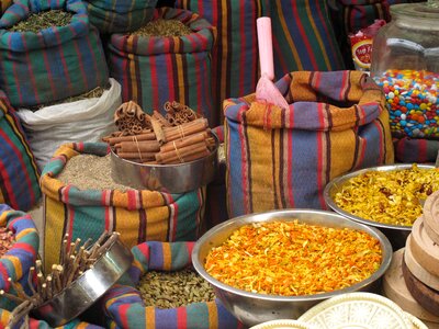 Shuk market spices photo