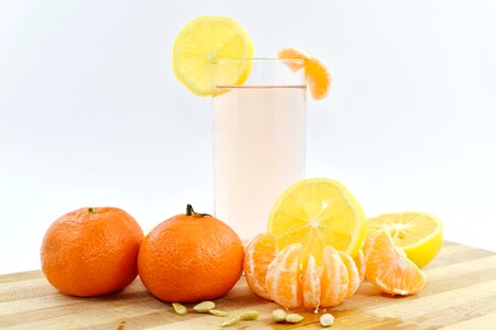 Fruit Cocktail fruit juice lemon photo