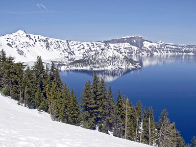 Usa landscape winter photo