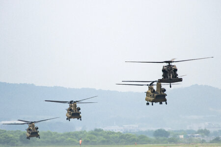 Osan Air Base in South Korea photo