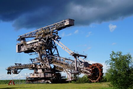 Steel bucket wheel excavators ferropolis photo