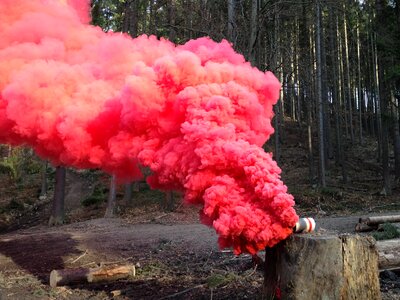 Smoke pink color