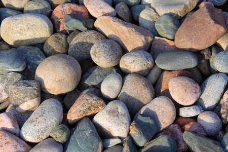 Pebble round nature photo