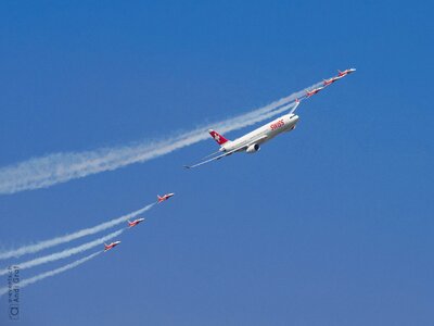 Flugshow swiss airline patrol suisse photo