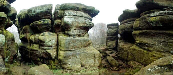 Brimham rocks sedimentary landscape