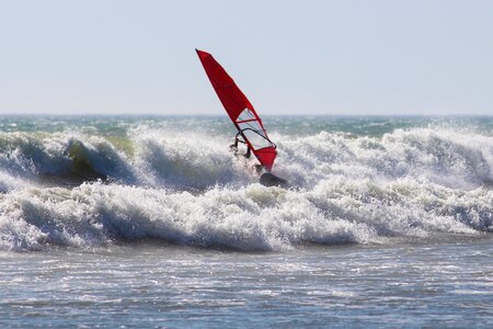 Windsurfing water sports ocean