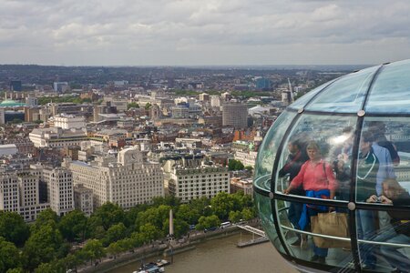 Tourism ferris wheel london eye photo