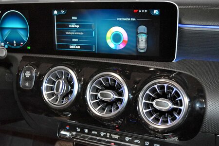 Dashboard car control panel photo