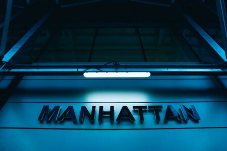 Manhattan Sign photo