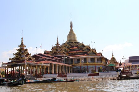 Phaung Daw U Pagoda, Nyaungshwe, Inle Lake, Myanmar, Asia photo
