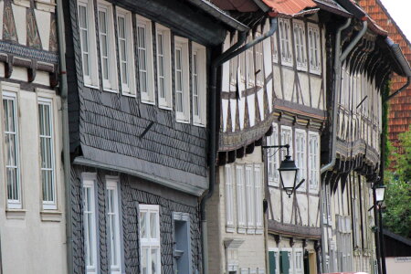 Crooked old houses in Werla