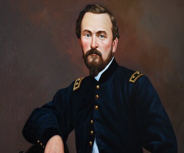 Canvas portrait soldier