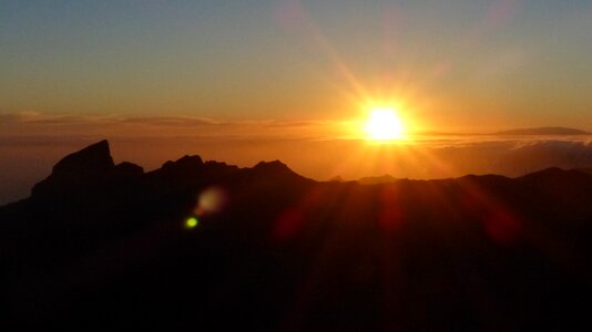 Backlighting tenerife canary islands