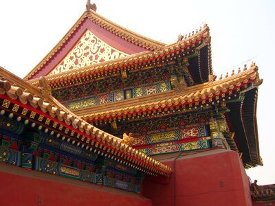Roof beijing forbidden city photo