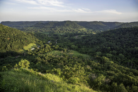 Valley Landscape at Great River Bluffs State Park photo