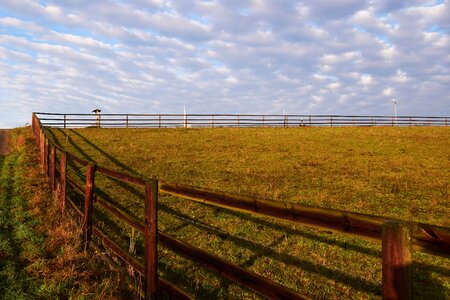 Agriculture countryside fence photo