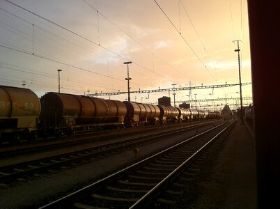 Railway station muttenz switzerland photo