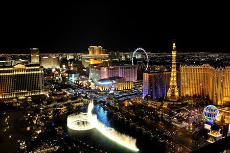 City night view colorful