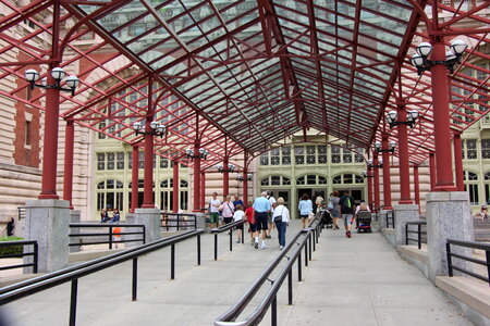 New York City Ellis Island Great Hall photo