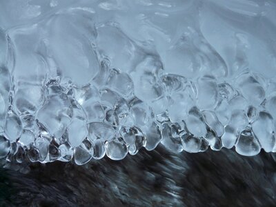 Crystals iced frozen photo