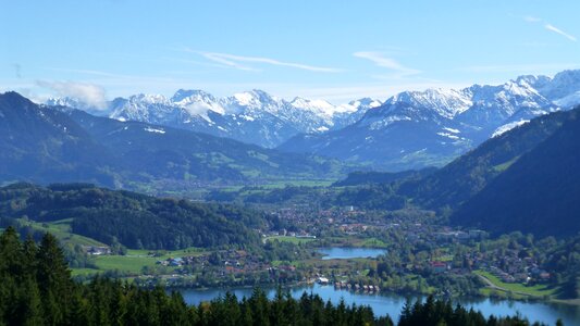 Mountains panorama immenastadt photo