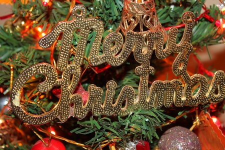 Merry Christmas Sign photo