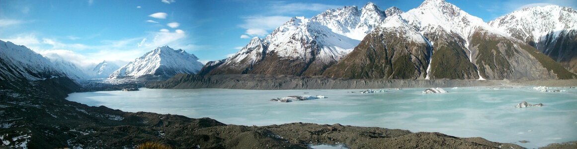 Mountain glacier nature