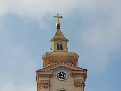 Chapel church tower gold photo