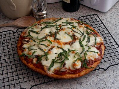 Bell Pepper pepperoni pizza pizza